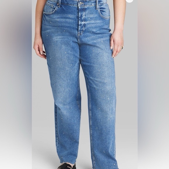 Wild Fable Rhinestone Jeans - Picture 1 of 7